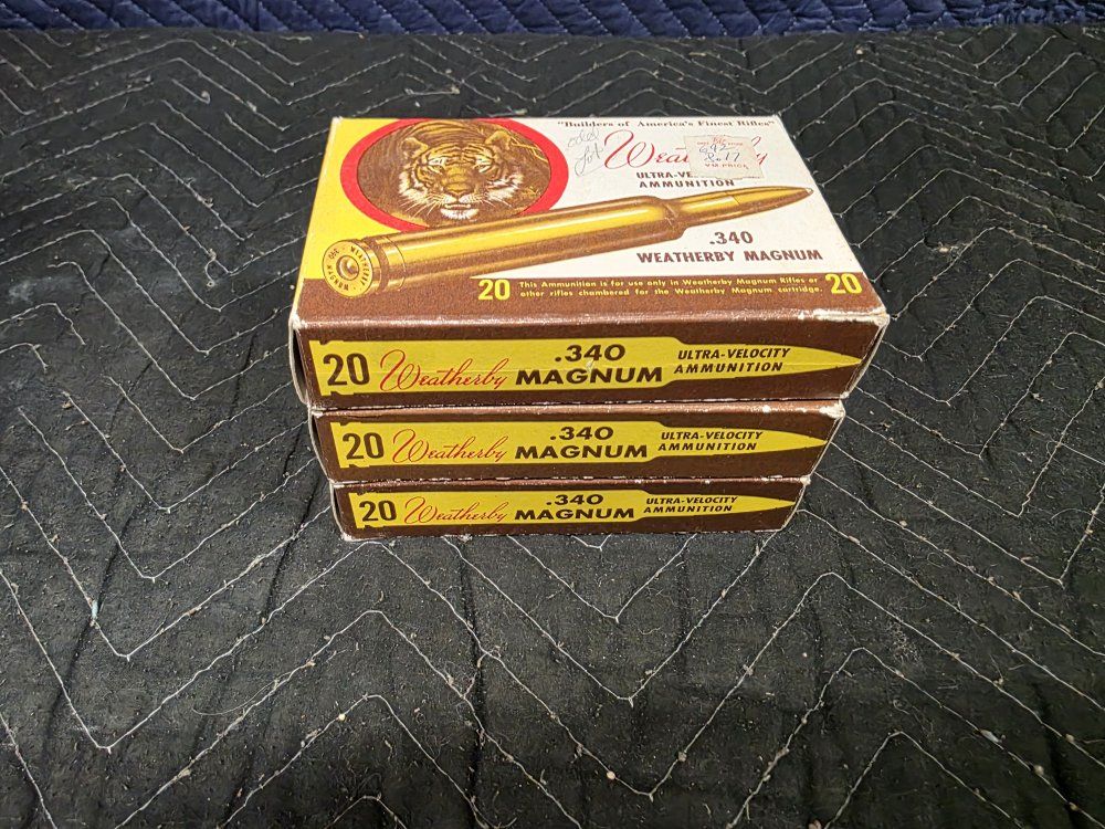60 Weatherby .340 Magnum Brass