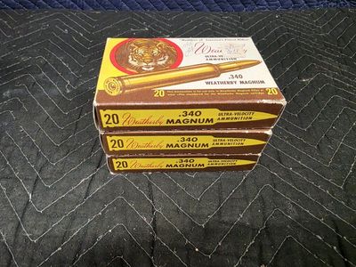 60 Weatherby .340 Magnum Brass