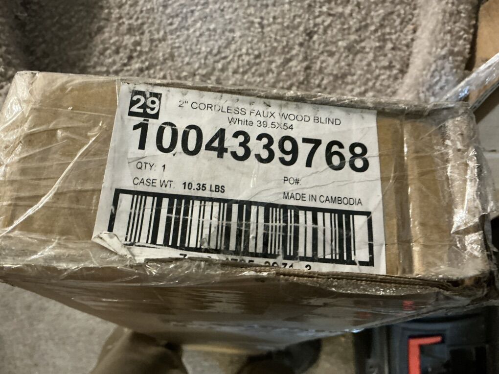 NEW 2” Cordless Faux Wood Blind