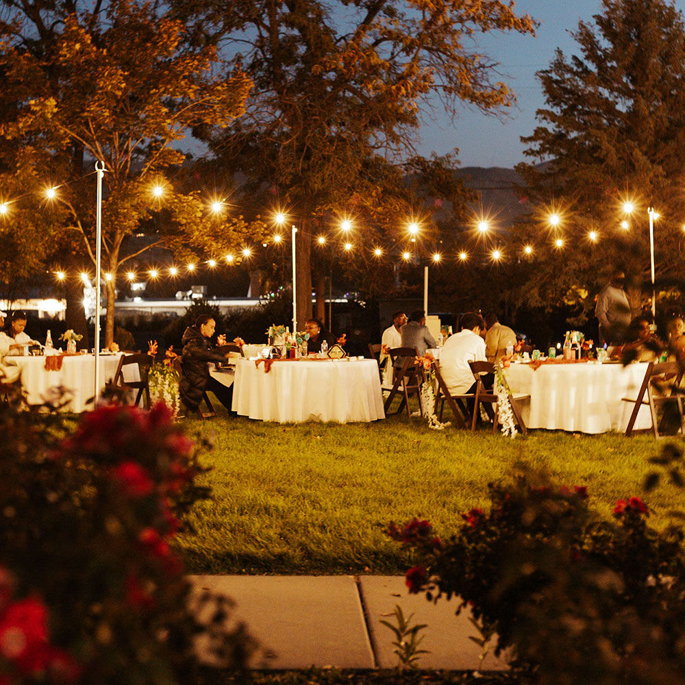 String Lights, String Light Poles, Lanterns, and Hook Rentals