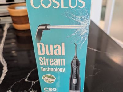 COS LUS C20 Dual Stream Technology Oral Irrigator Water Flosser BPA-Free