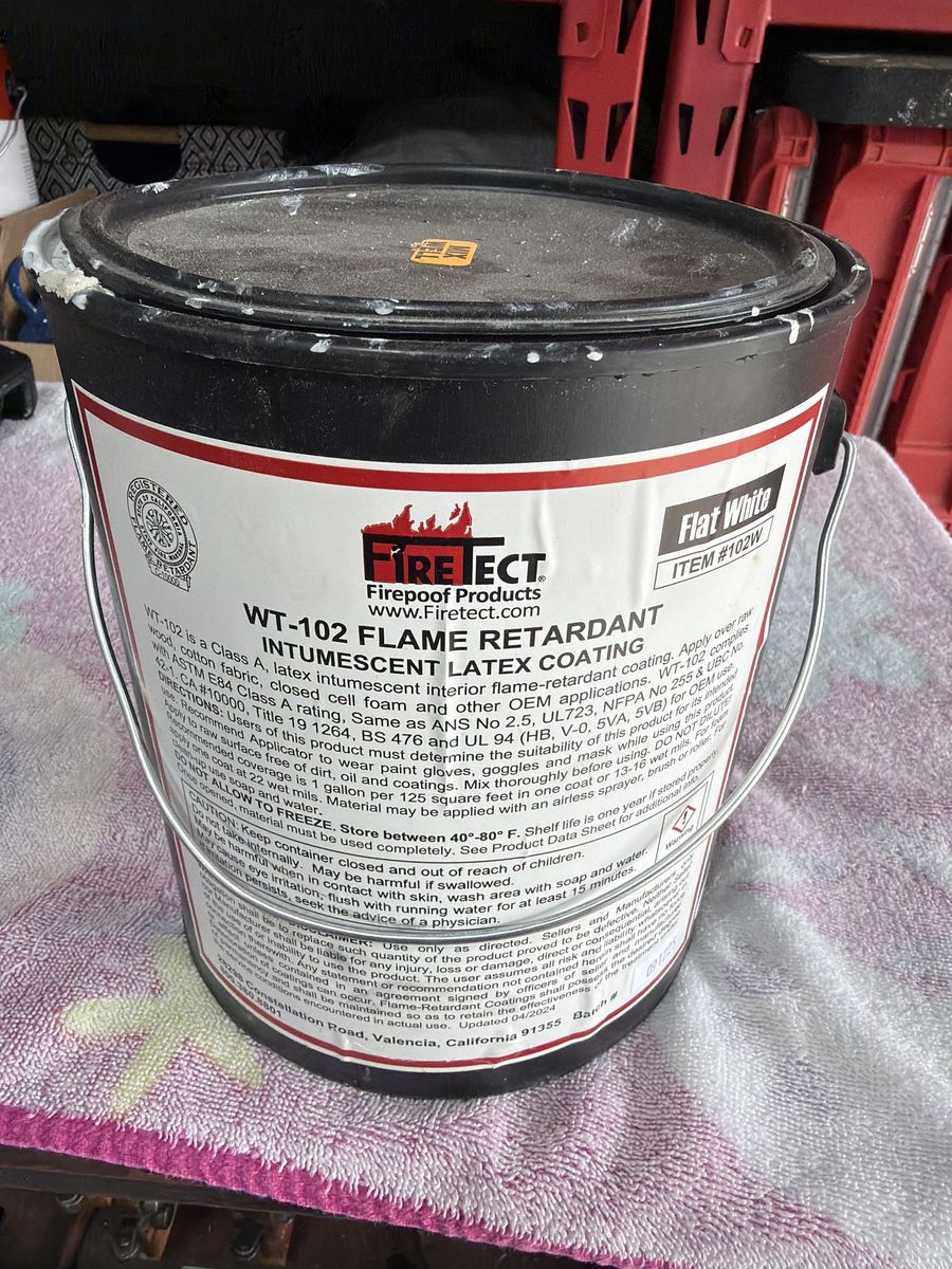 Flame retardant paint