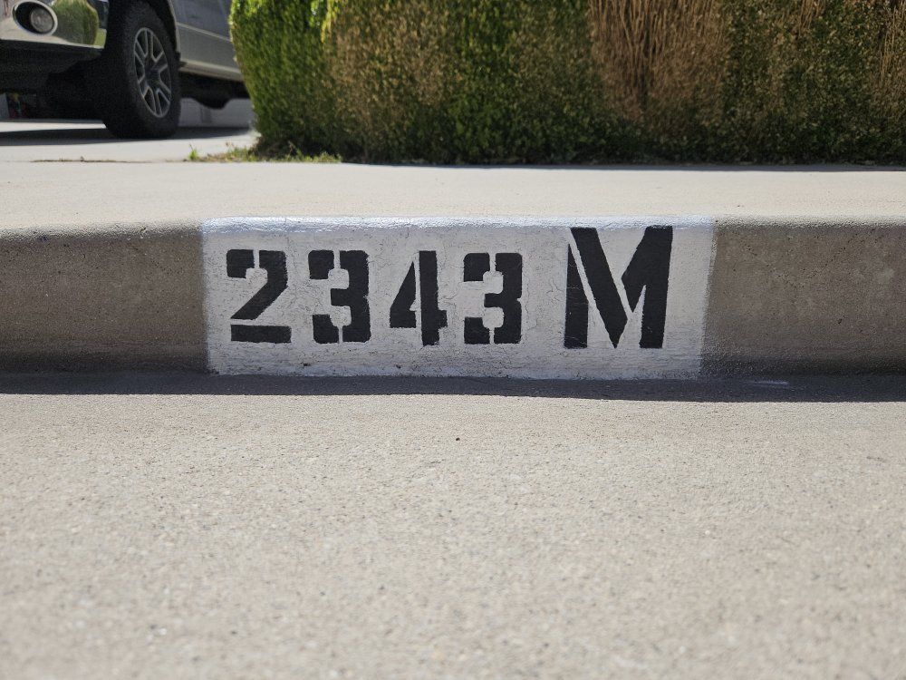 Curb Appeal!!! Painting House Numbers