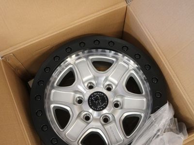 Black Rhino Beadlock Wheels 6x5.5 Toyota Tacoma 4Runner Tundra (5) 17x8.5 -12 NEW
