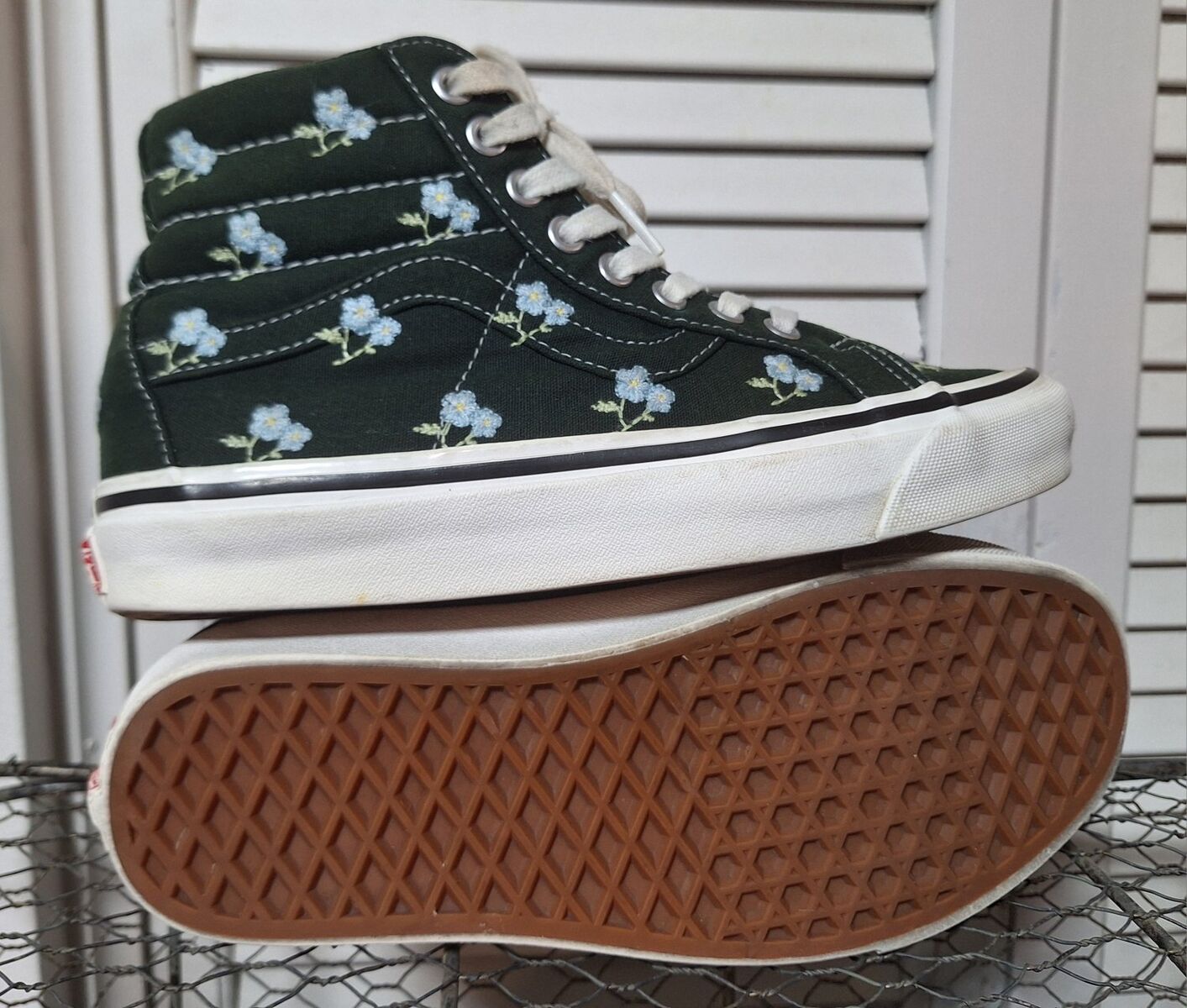 Nice Womens Vans Sk8-Hi 38-DX Florals Sz 7.5