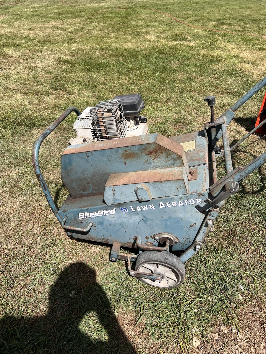 BlueBird Troop 63 Gas Powered Lawn Aerator with Briggs & Stratton Engine