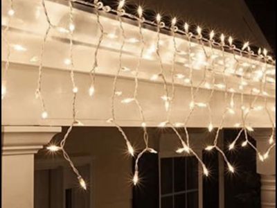 Icicle Christmas lights