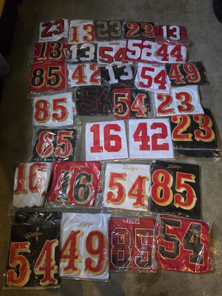 San Francisco 49ers Jerseys XXXL Sizes