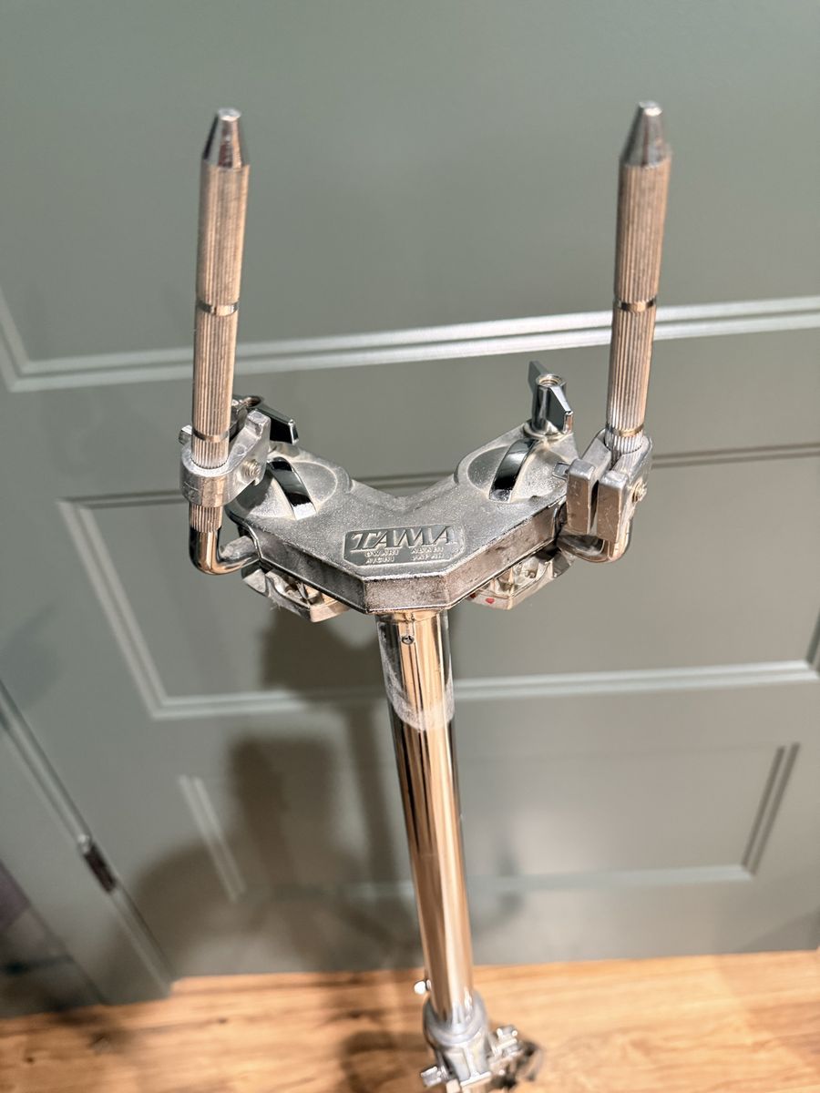 Vintage Tama Omnilock, Lever Lock Double Tom Stand, Double Braced