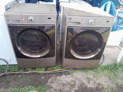 Nice Kenmore Elite Front Load Washer and Electric Dryer