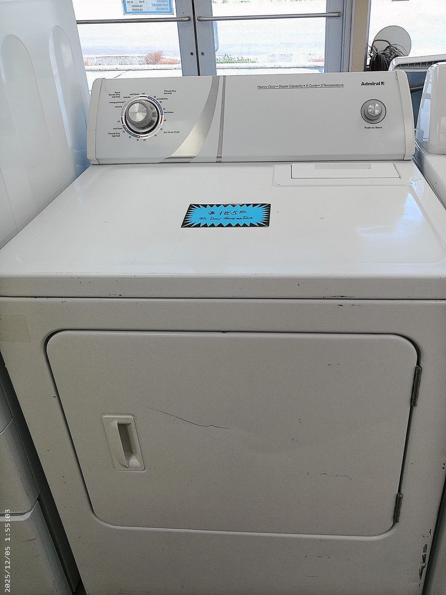 Heavy Duty Whirlpool Electric Dryer~90 Day Guarantee