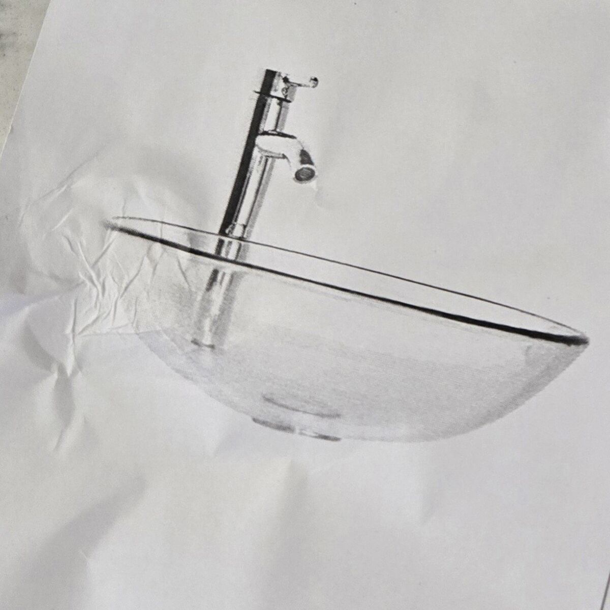 Glass Bowl Sink and Faucet