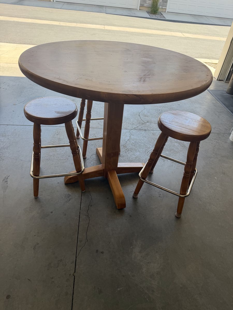 Durable Table and stools