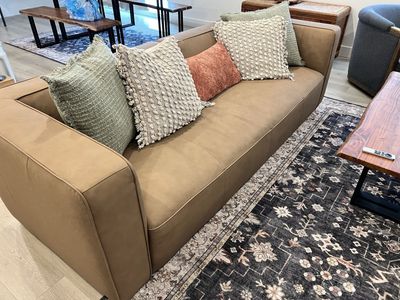 Abbyson Luxury Leather Sofa