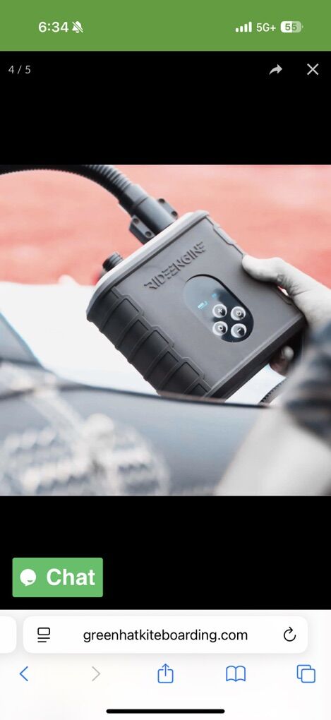 Ride Engine Air Box Electric Inflator