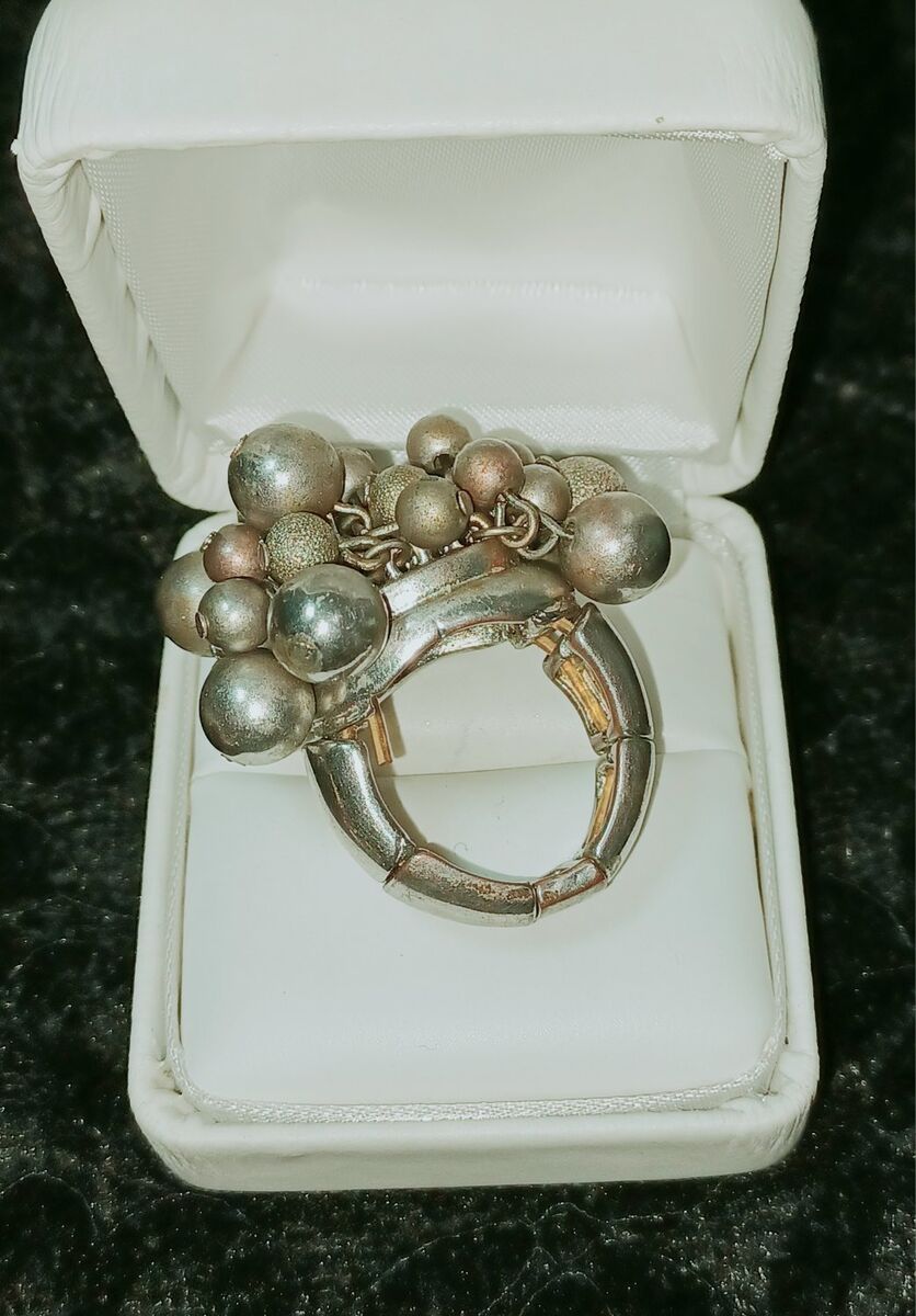 Grey Cluster Ring