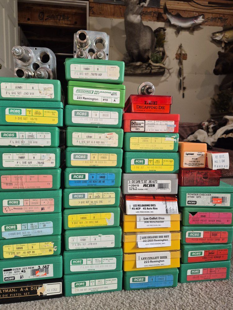 RCBS, Lee, & Redding Reloading Dies & Equipment - .223 Rem, .308 Win, .45 ACP, & More