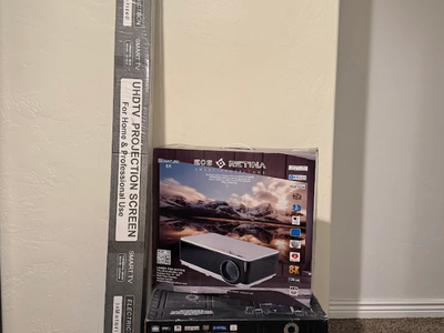 Golf Simulator/Home Theater Setup