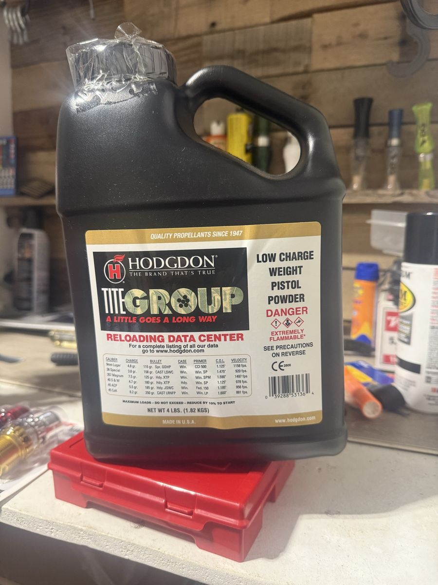 Hodgdon Titegroup powder, 4lbs