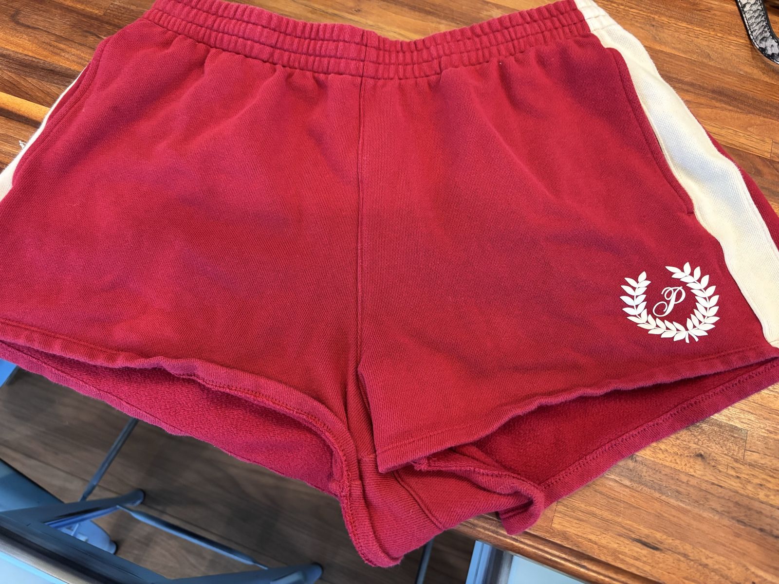 Women’s Pink Rugby Style Shorts Size Large