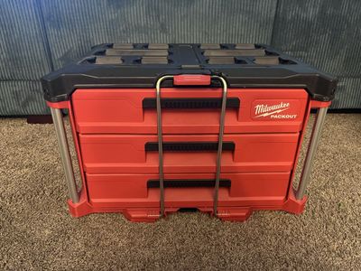Milwaukee packout 3 drawer modular tool box