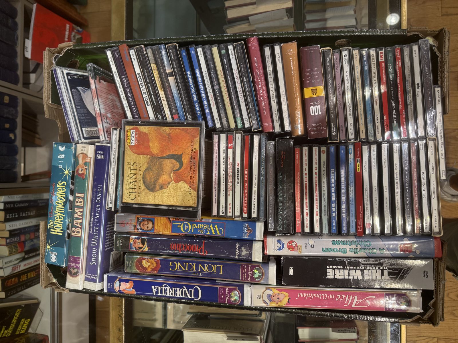 CD collection, Disney VHS