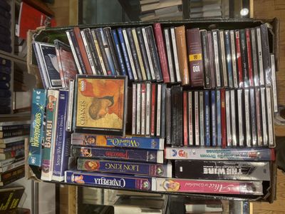 CD collection, Disney VHS