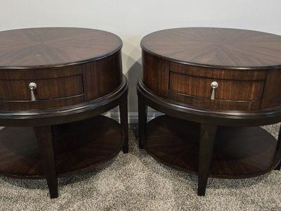 Mahogany Tribeca end table set