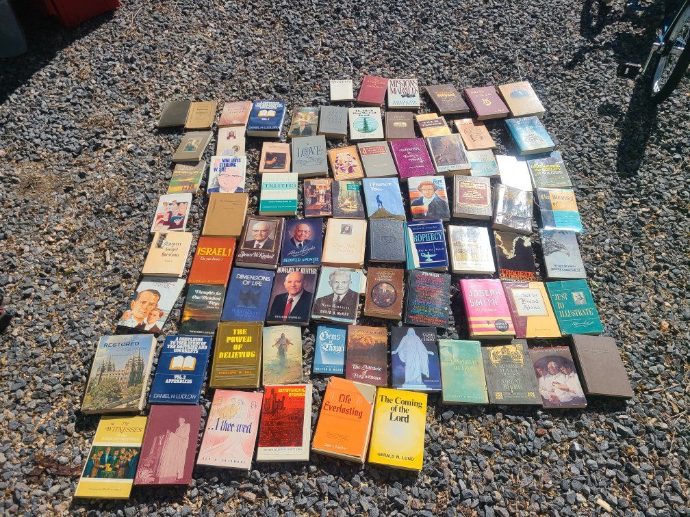 77 vintage LDS Mormon books