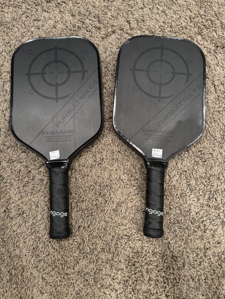2 Barley Used Engage Pursuit MX 6.0 Paddles