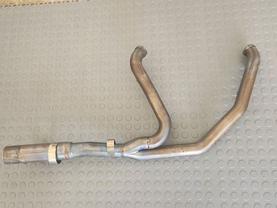 Fuel Moto stainless headpipe Harley M8