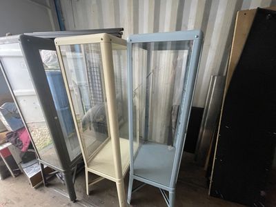 Glass display cases
