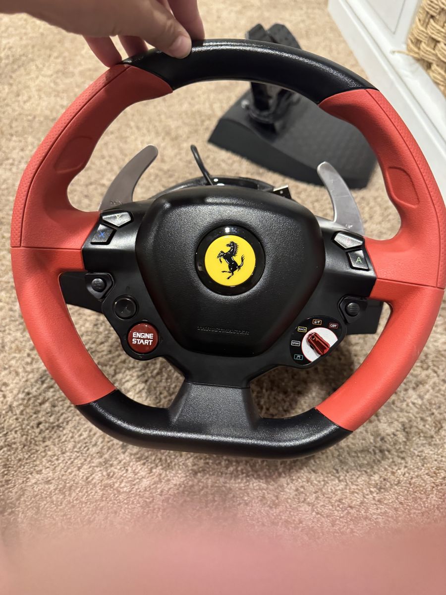 Thrustmaster 458 Spider With Racing Pedals