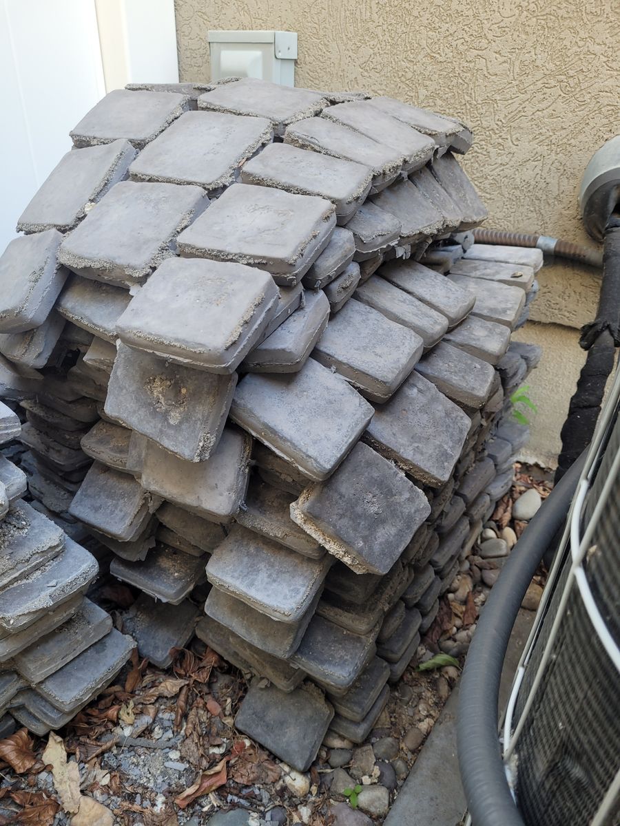 Free deck pavers
