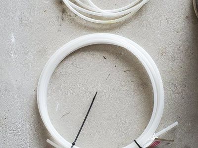 White Plastic Tubing / PEX Pipe Coil Lots