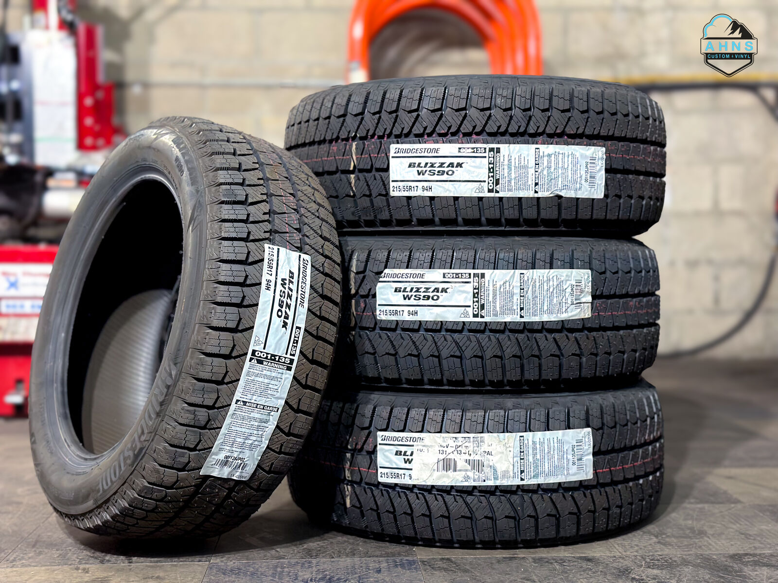 Snow | 215 55 17 Bridgestone Blizzak WS90 | Brand New | Winter Tires | 215/55r17 | Subaru | Toyota | Lexus | Acura | Ford