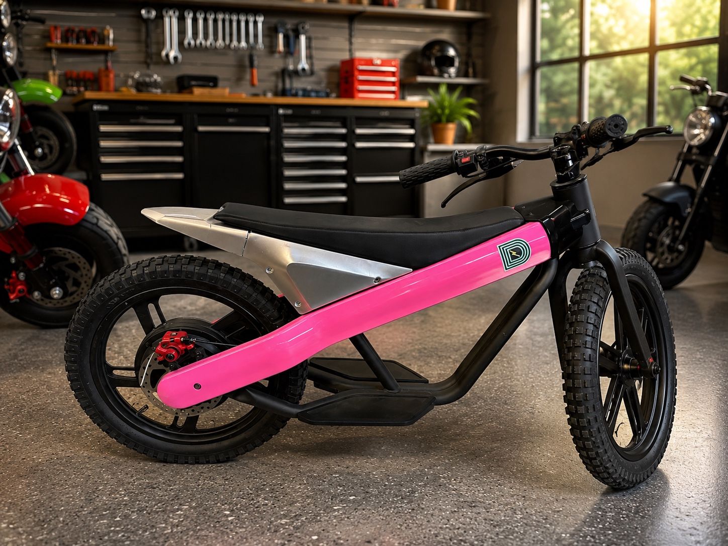 Pink Kids Electric Bike/Scooter – Brand New – Ages 4–8 – $200