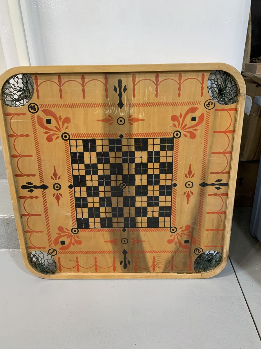 Vintage Carrom Gameboard