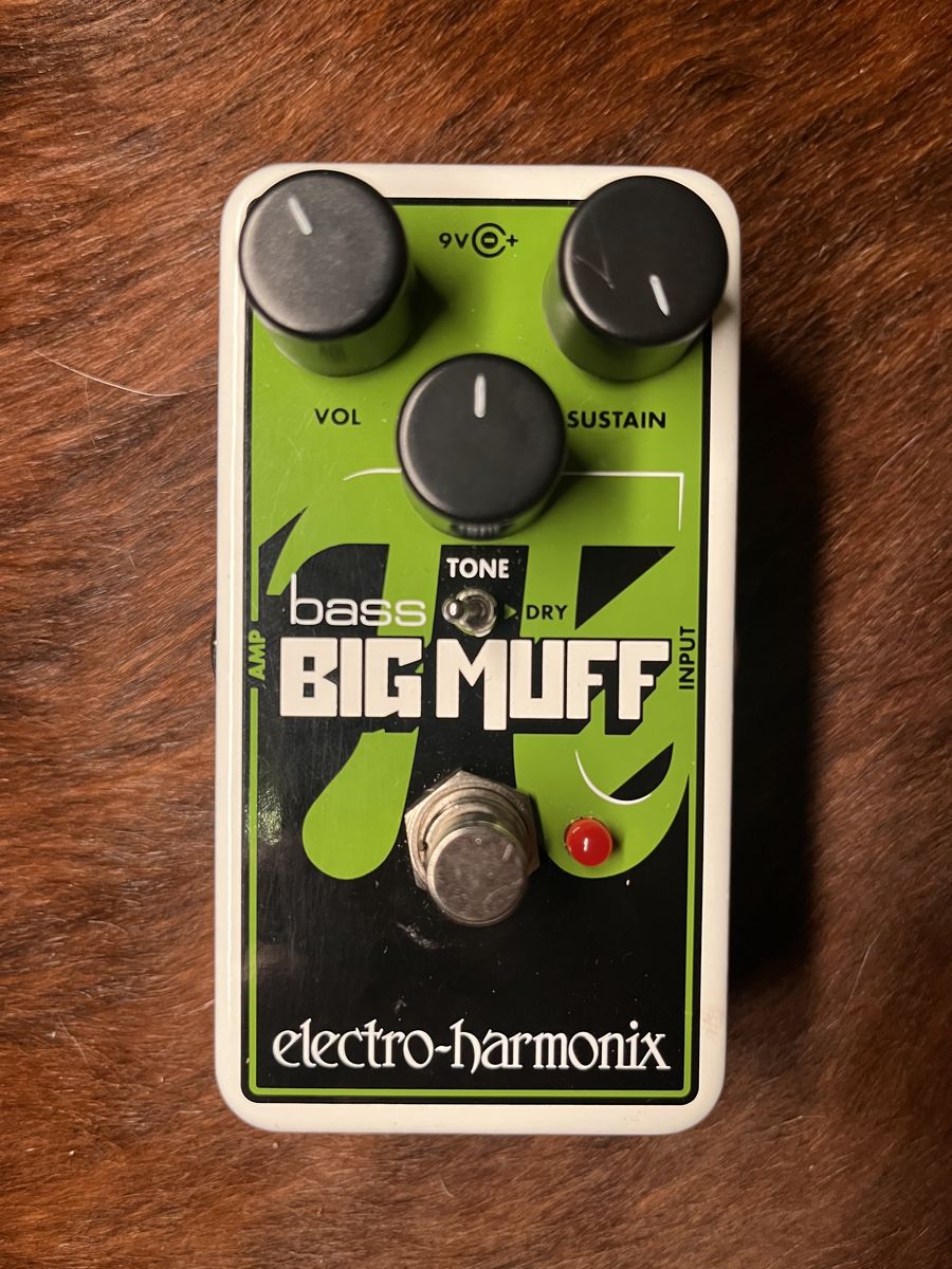 EHX Nano Bass Muff Fuzz Distortion Guitar Pedal
