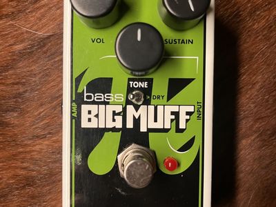 EHX Nano Bass Muff Fuzz Distortion Guitar Pedal