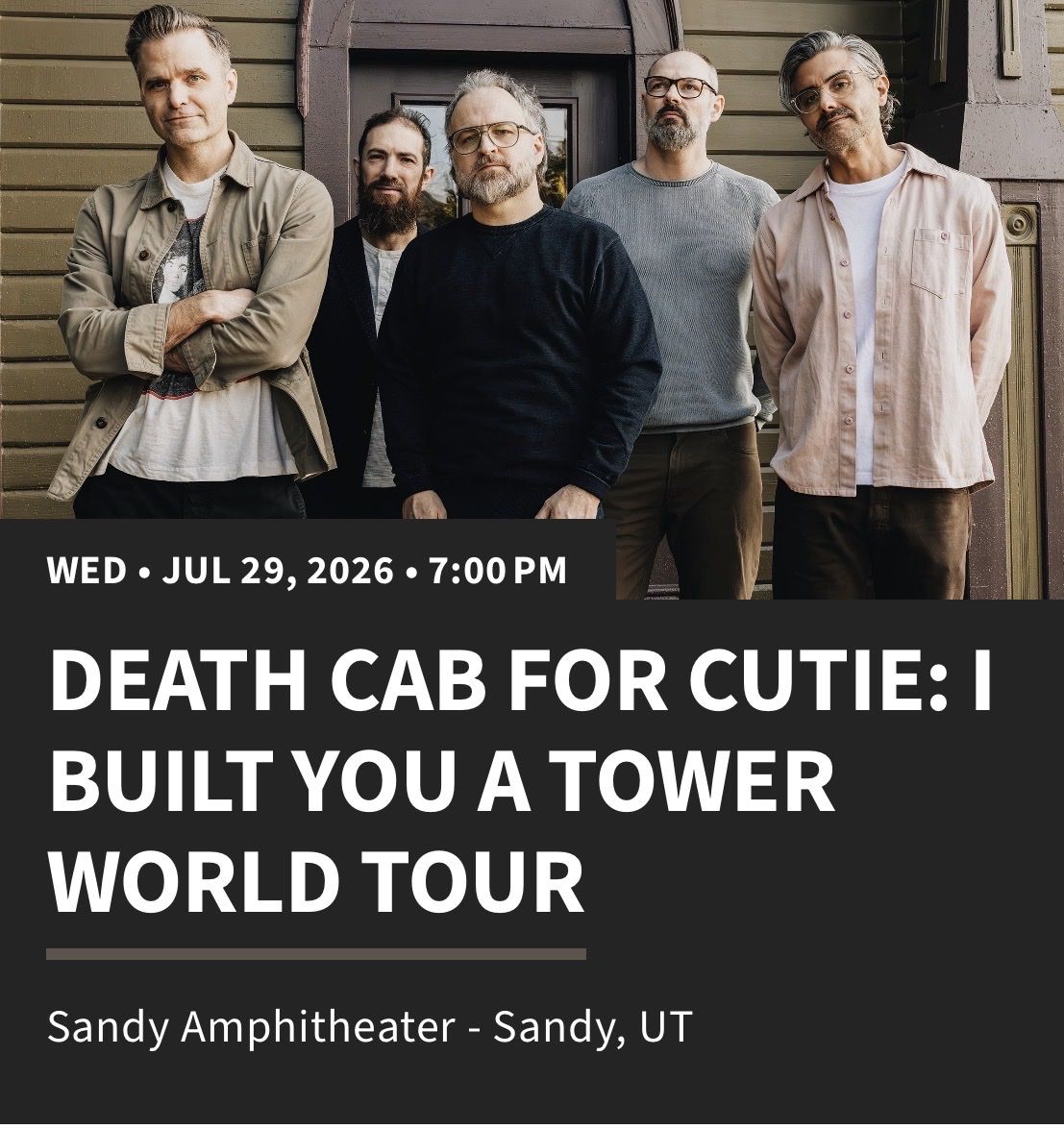 Death Cab for Cutie, July 29th, Sandy