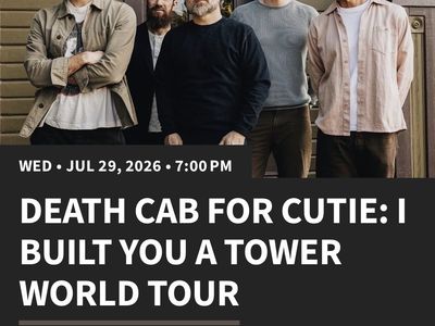 Death Cab for Cutie, July 29th, Sandy