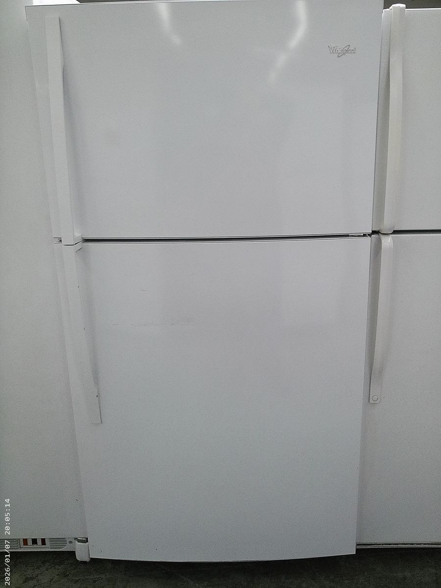 Whirlpool 20 cf Top Freezer Refrigerator~90 Day Guarantee