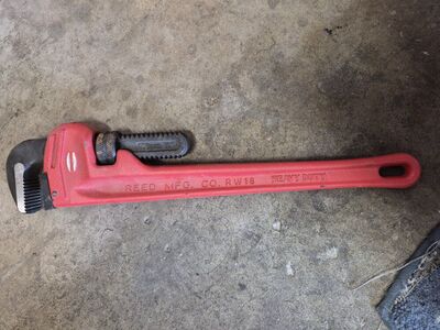 New Reed RW18 pipe wrench