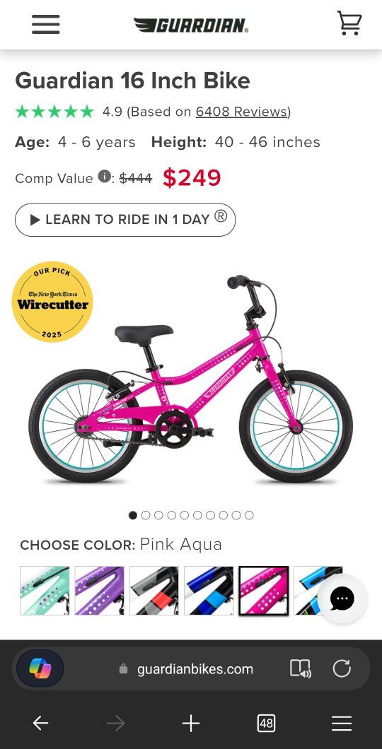 Guardian 16inch Bike