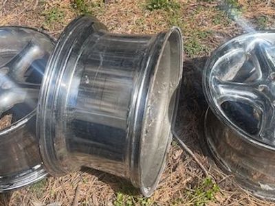 (4) Anterra 18"x 10", 5 on 4.5" lug pattern wheels (rough)