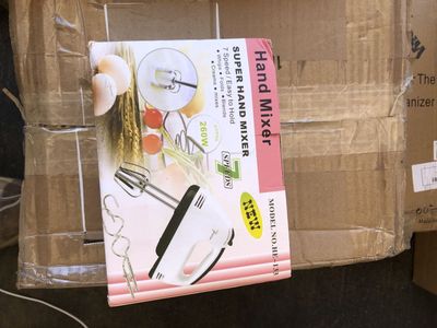 Speeds Super Hand Mixer Model HE-133 - 7-Speed, 260W, with Beaters