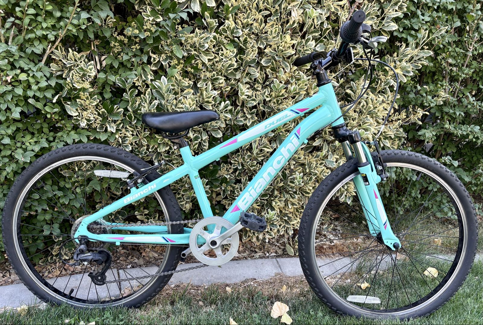 24” 6-Speed Bianchi Duel Youth Mountain Bike ready to ride