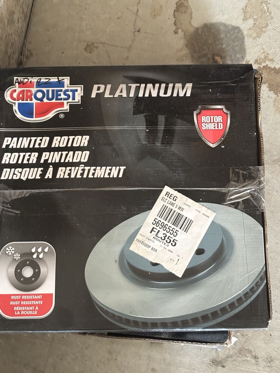 Brand new rotors