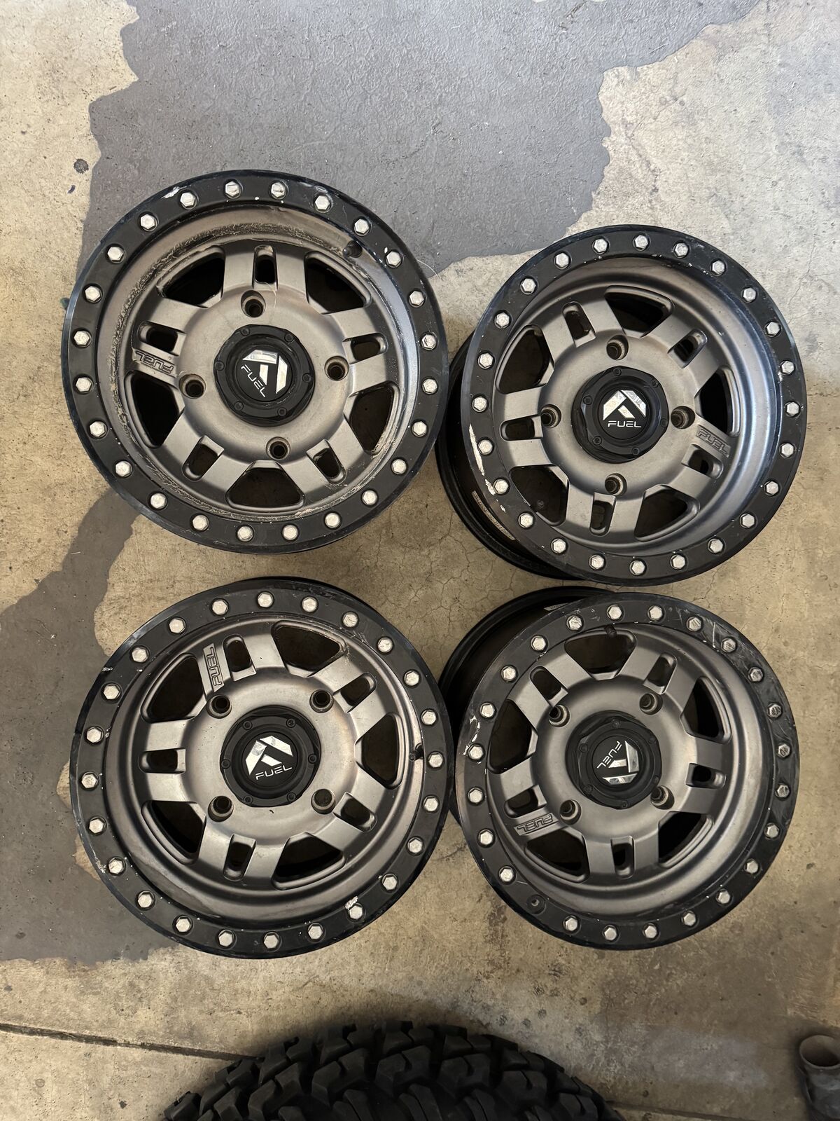 Fuel 14" wheels. Polaris RZR